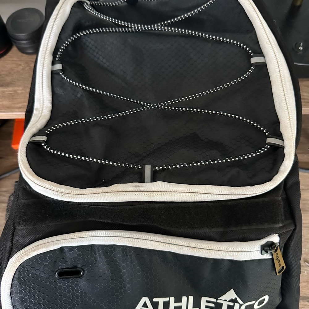 Black and White Athletico Baseball Bag